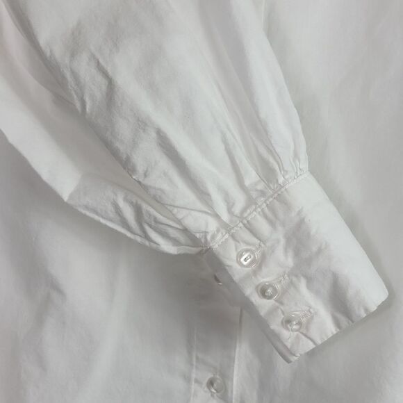 Walter Baker Crisp White Shirt. Size M - Picture 3 of 5